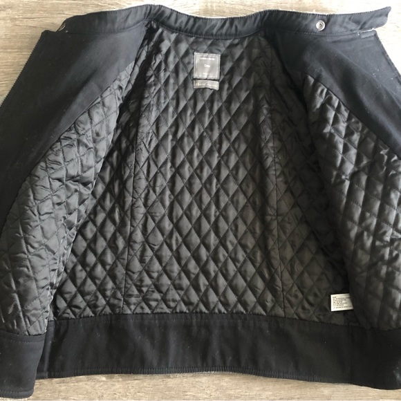 GAP Moto Wool Blend Biker Crop Jacket - Picture 6 of 10